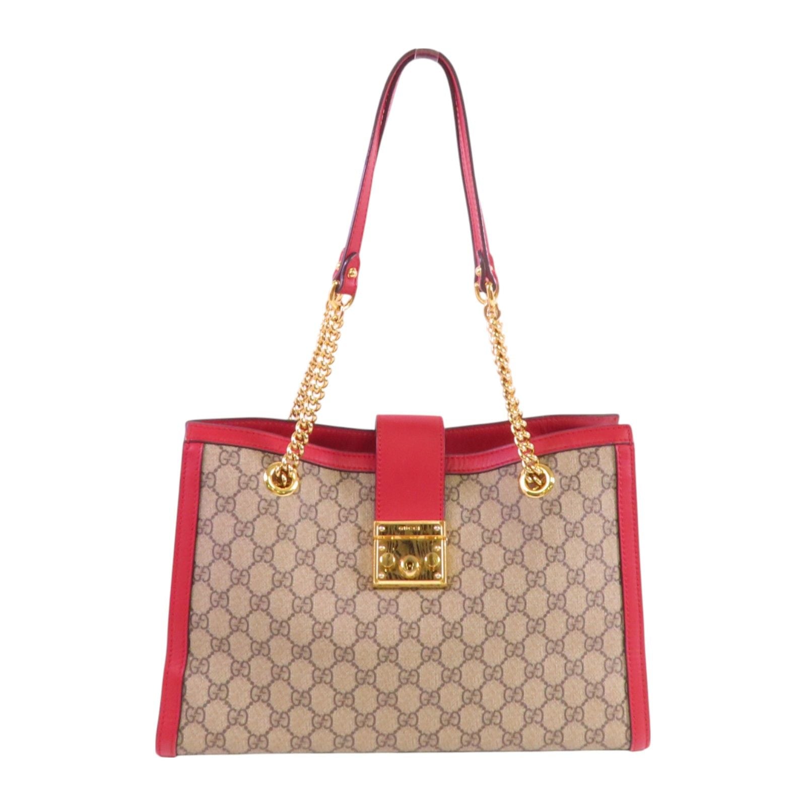 Gucci Medium Padlock Tote, GG Supreme