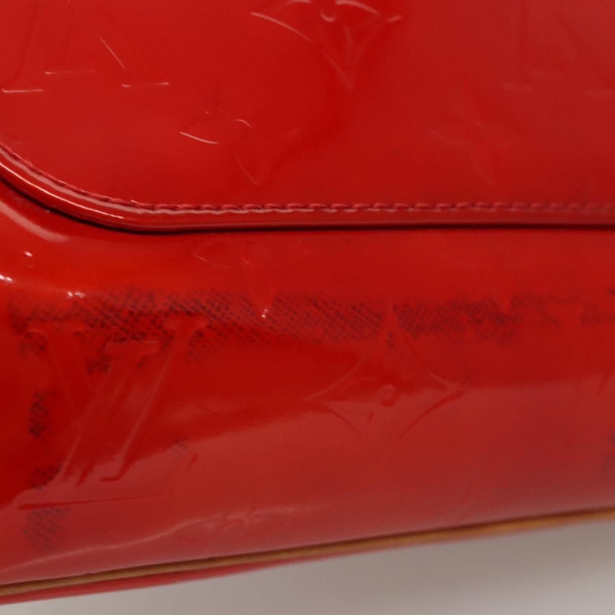 Louis Vuitton Vernis Thompson Street Bag Red M 91094 Lv Auth