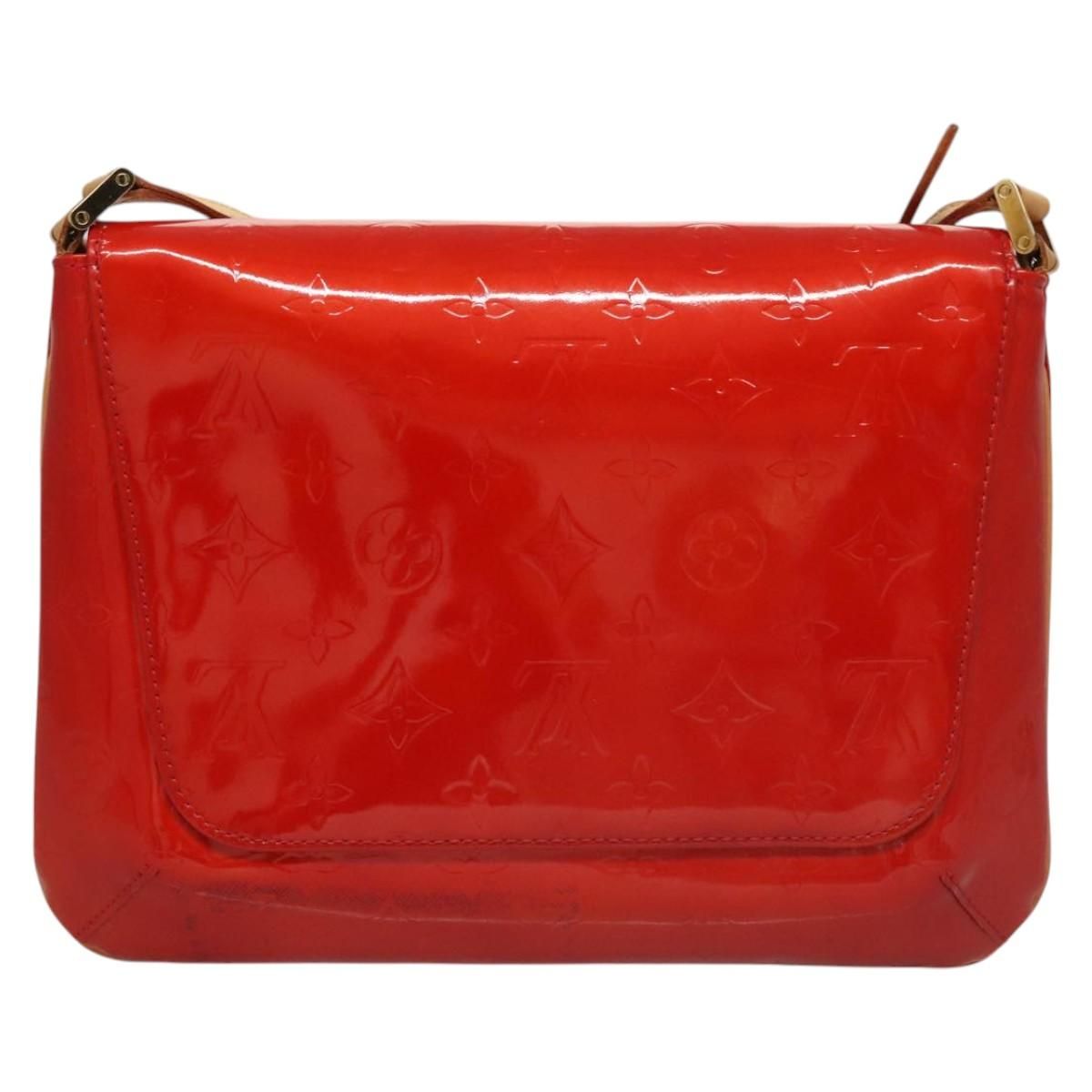 Louis Vuitton Vernis Thompson Street Bag Red M 91094 Lv Auth