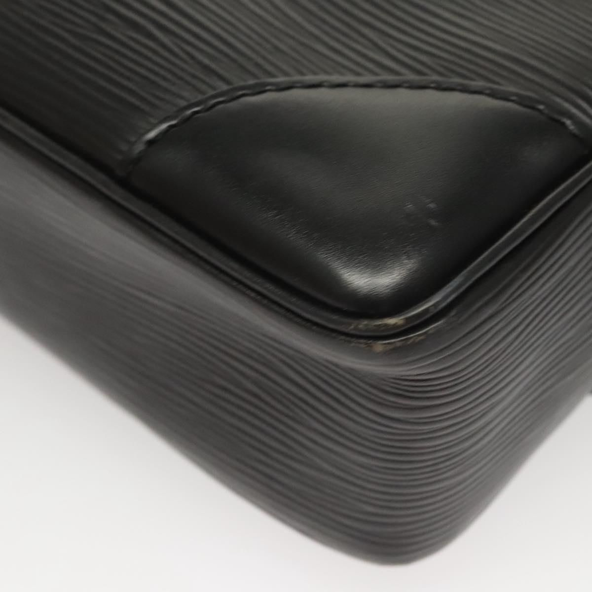 Louis Vuitton Epi Porte Documents Voyage Business Bag Black M 54472 Auth