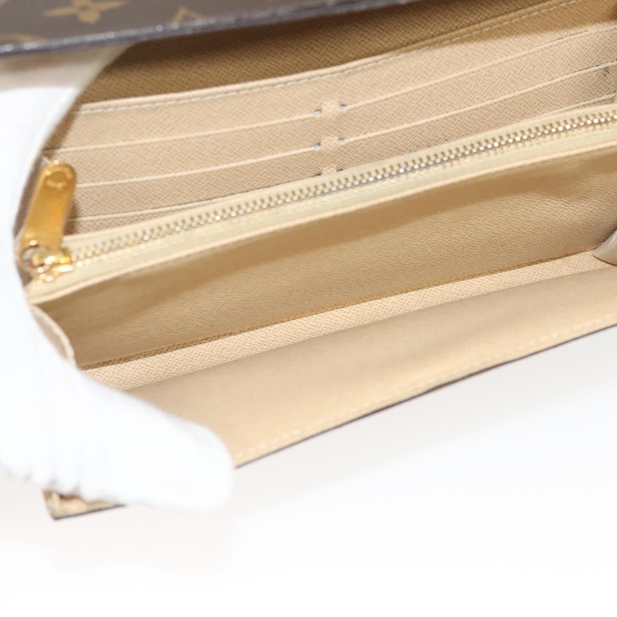 Louis Vuitton Monogram Dentelle Portefeuille Sarah Wallet M 95390 Lv Auth