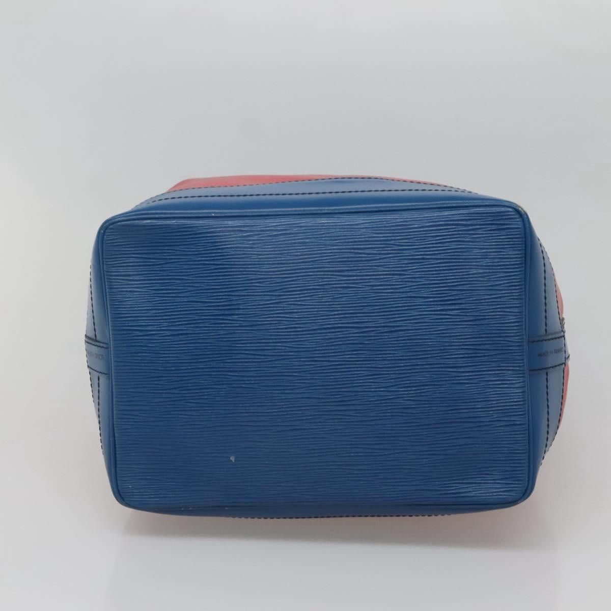 Louis Vuitton Epi Noe Shoulder Bag Bicolor Red Blue M 44084 Lv Auth