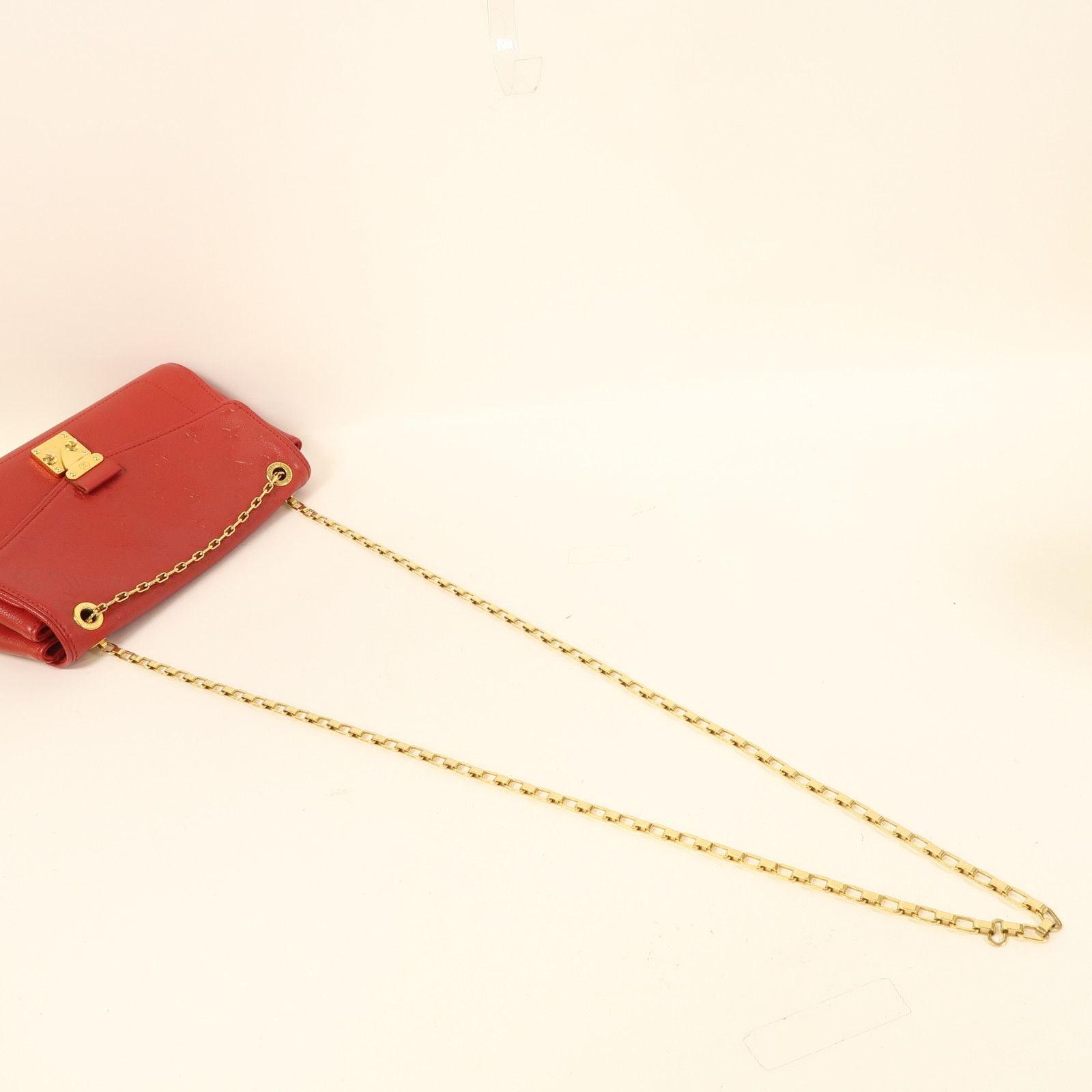 Louis Vuitton Empreinte St.germain Pm Kinxen Shoulder Back Bag Red Shoulder Bag M 48949