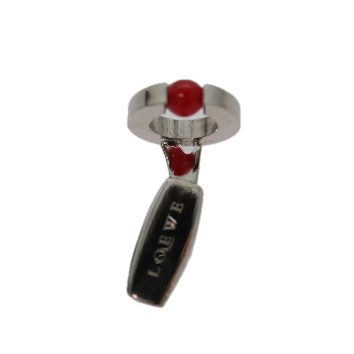 Loewe Cuffs Metal Silver Tone Auth