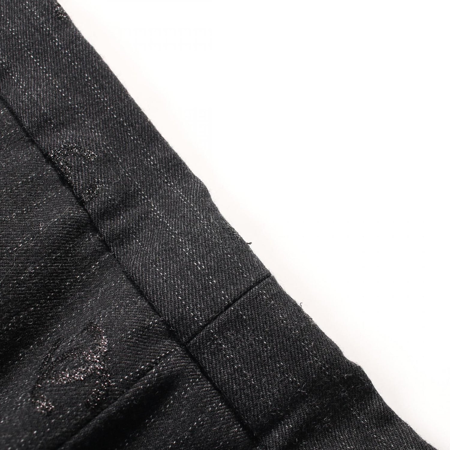 Chanel Black Coco Mark Pants Wool P 78024v 69462
