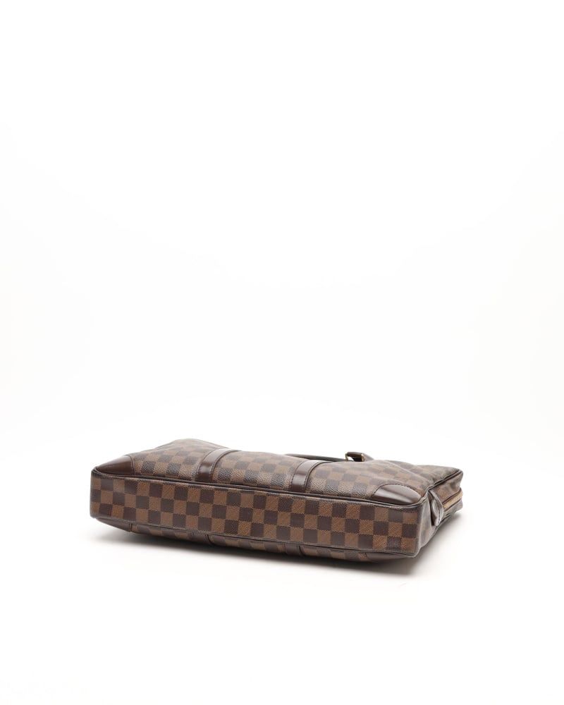 Louis Vuitton Damier Ebene Porte Documents Voyages Bag