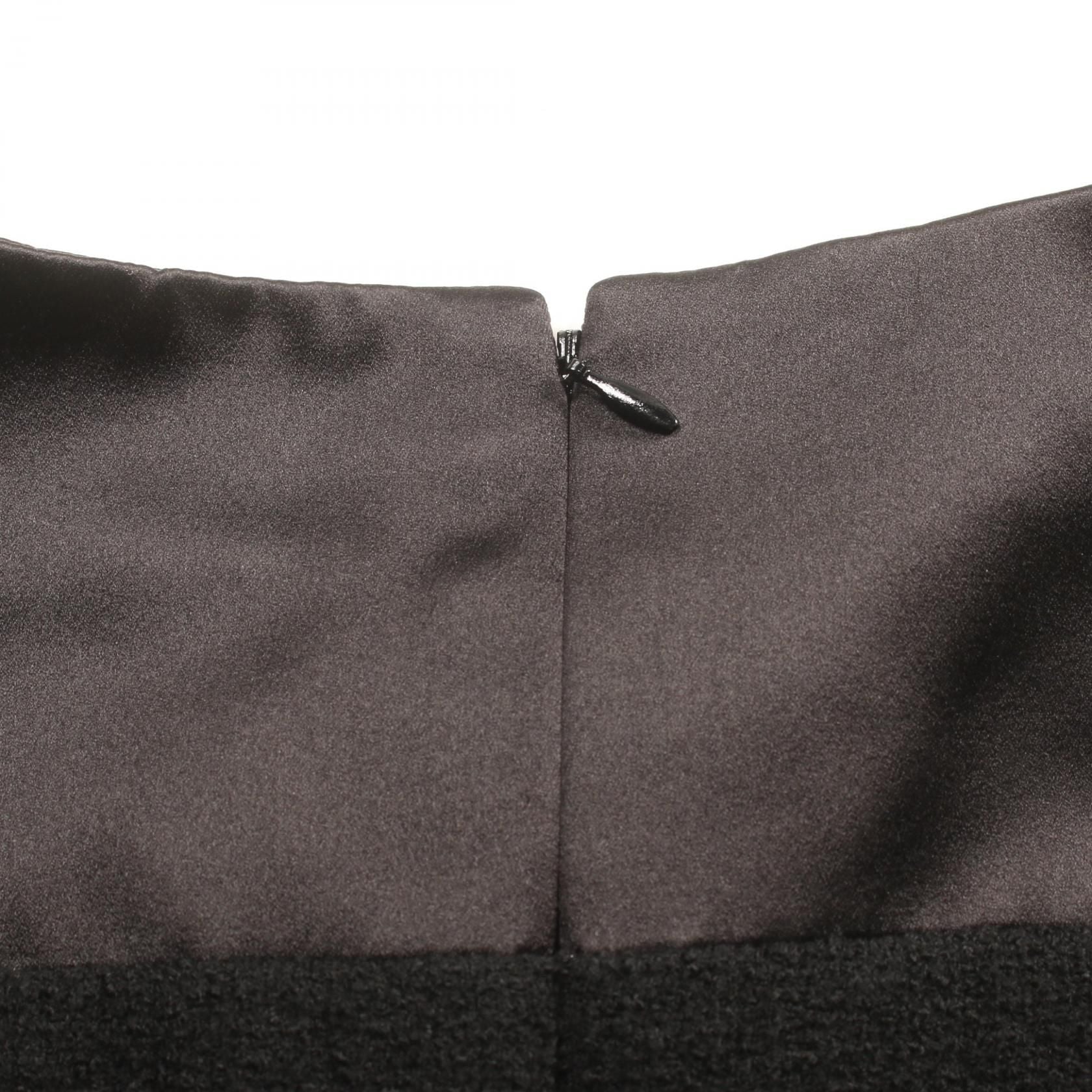 Chanel Black Bijoux Dress Wool Silk P 52338w 05713