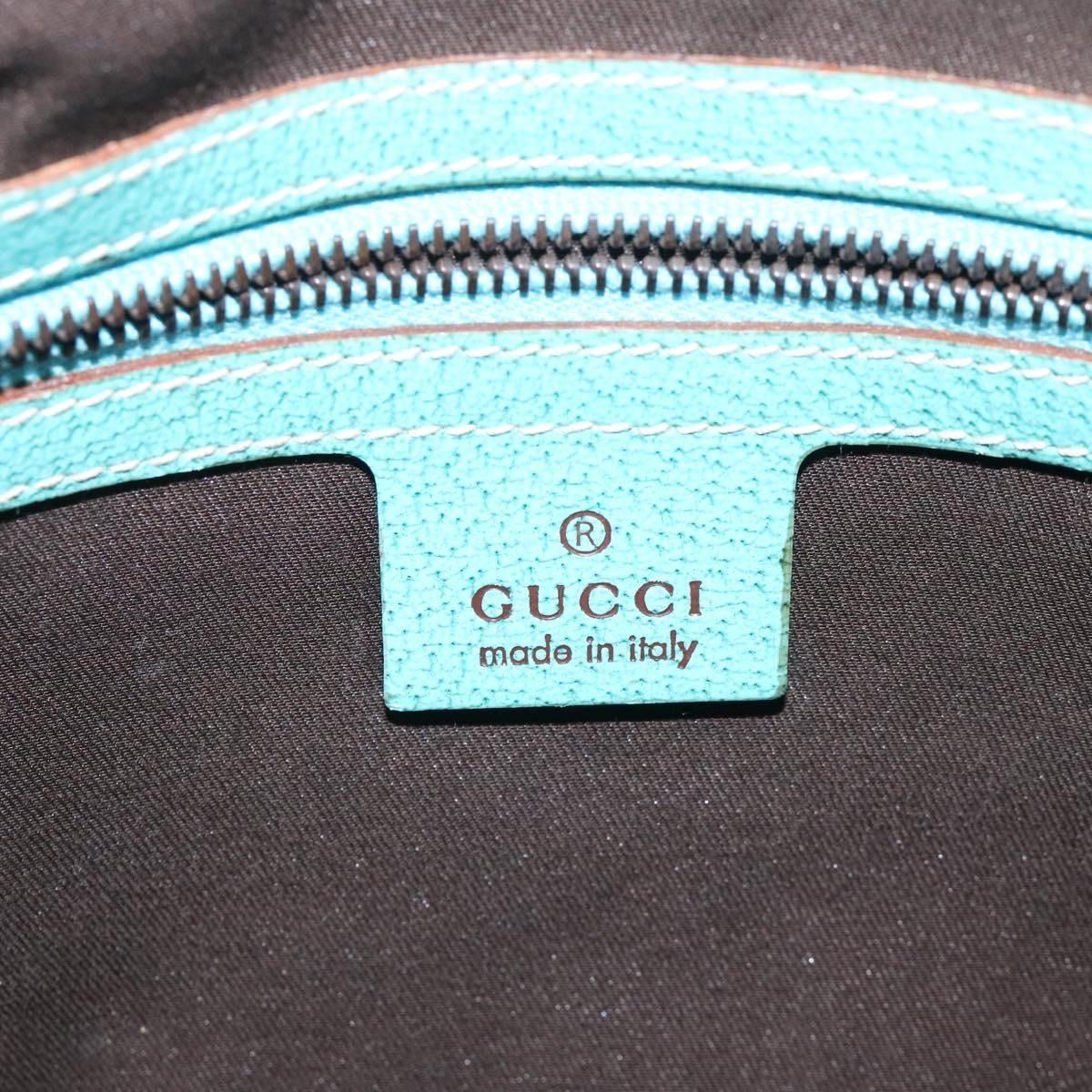 Gucci Jackie Gg Canvas Shoulder Bag Beige 120888 Auth