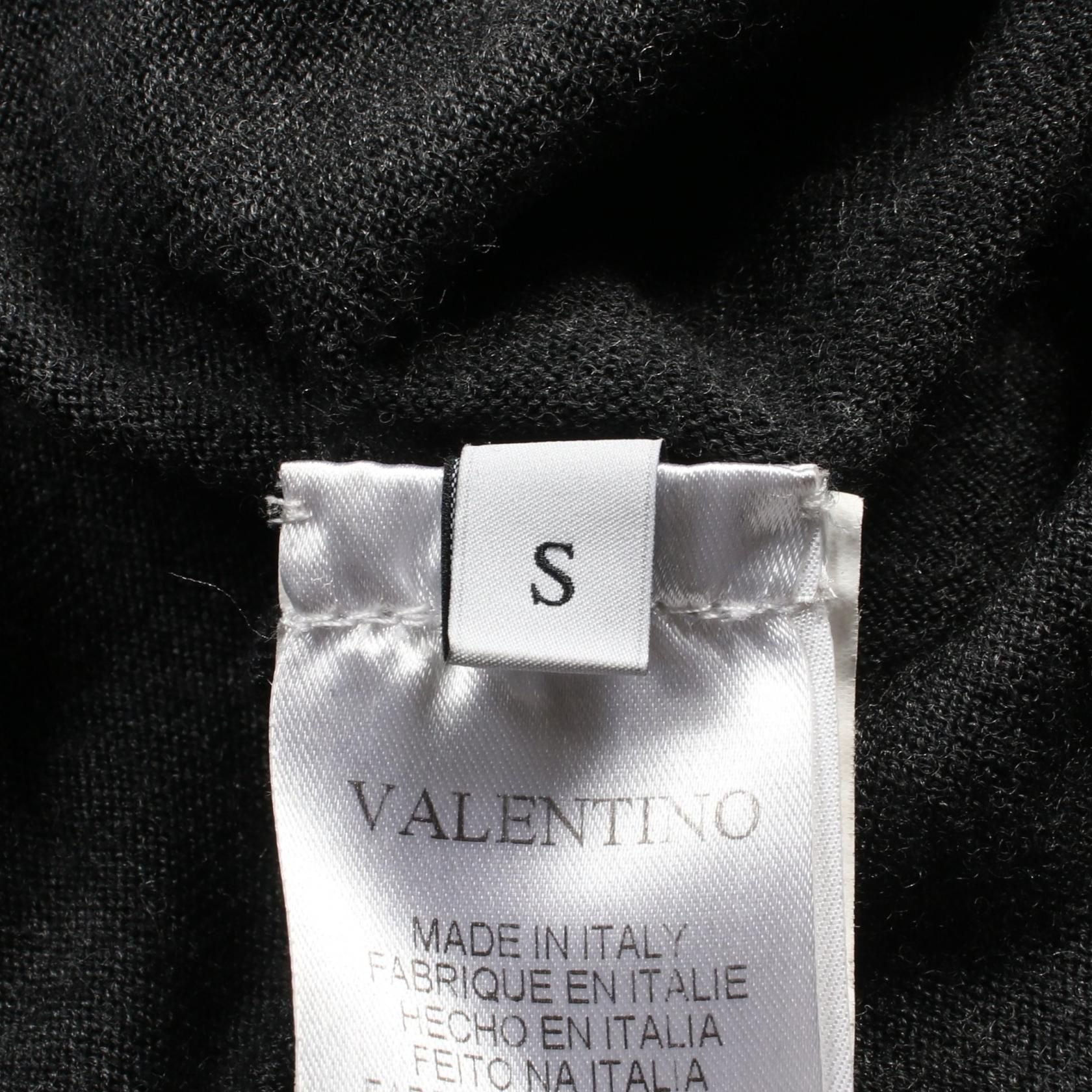 Valentino Cardigan Wool Silk Cashmere Gray S
