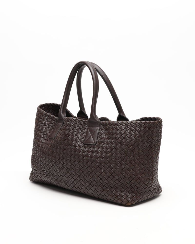 Bottega Veneta Intrecciato Cabat MM Tote Bag