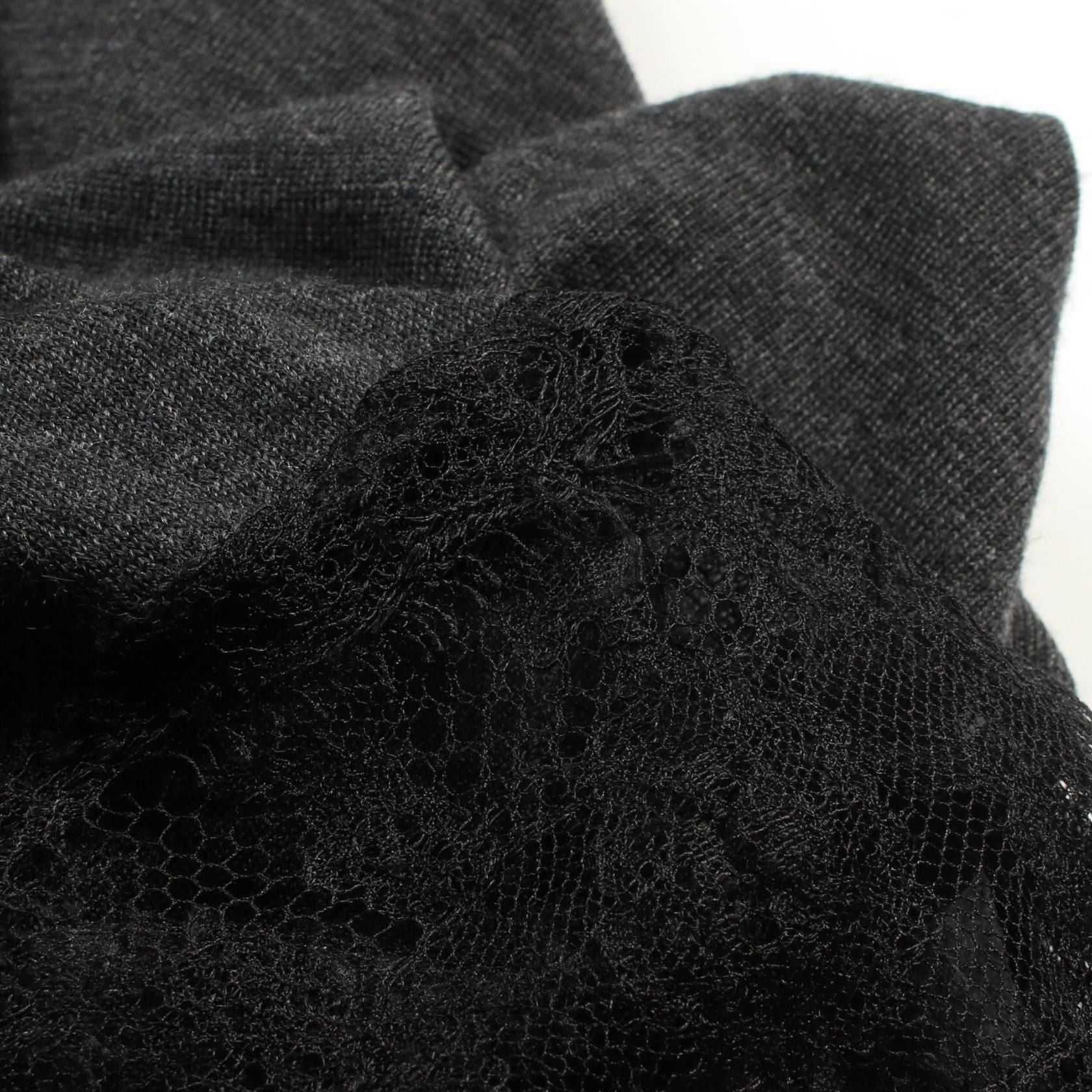 Valentino Cardigan Wool Silk Cashmere Gray S