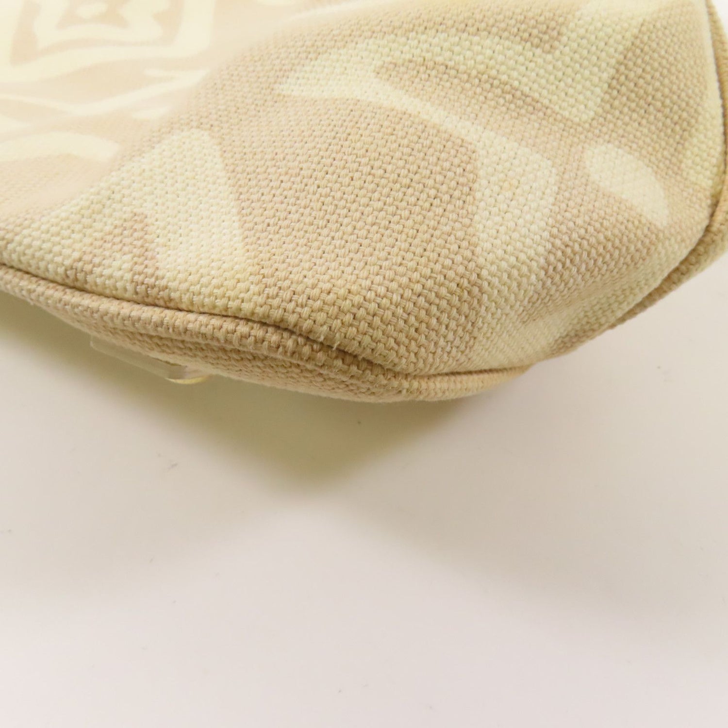 Louis Vuitton Canvas Tahitienne Pm Golden Shoulder Bag Rice White Beige Shoulder Bag M 95674