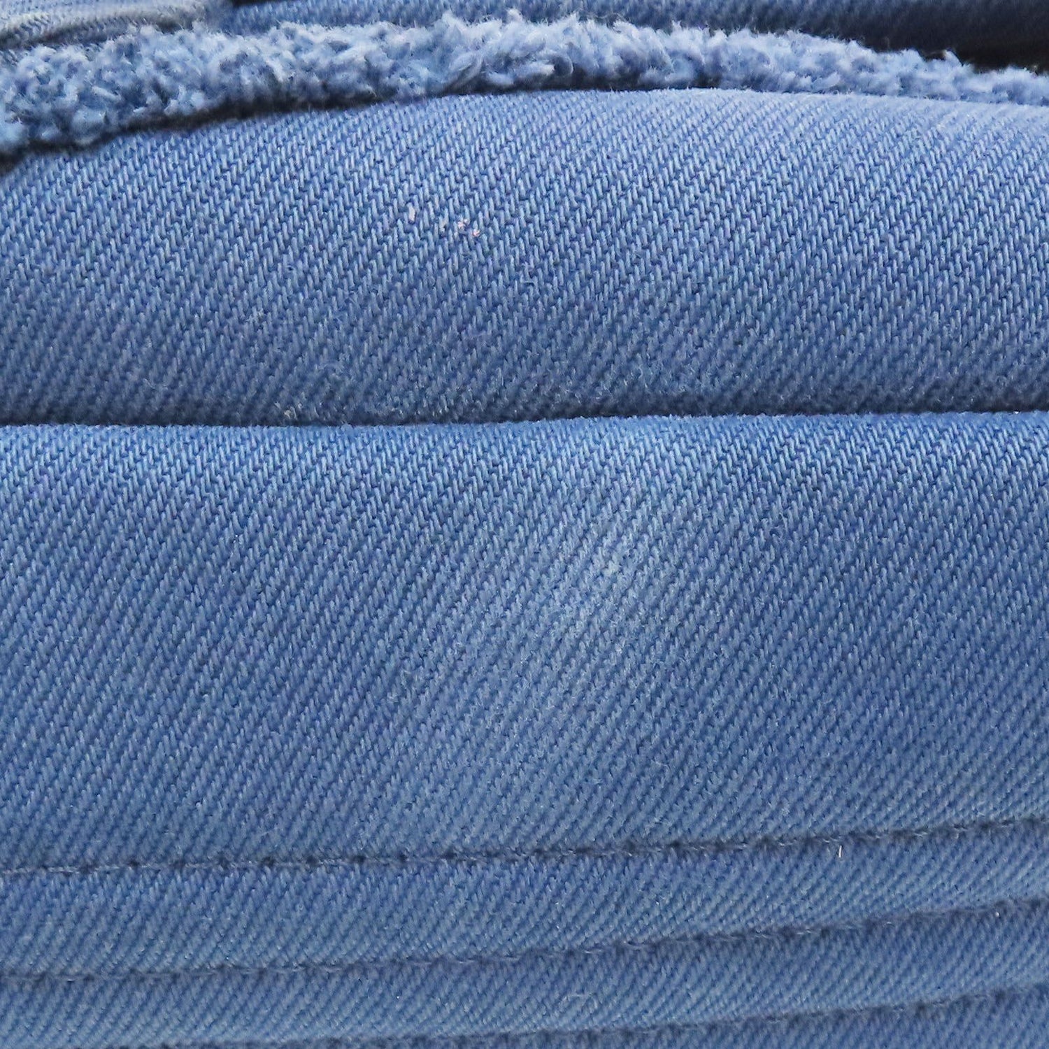 Chanel Coco Shoulder Handbag Blue Chevron Quilted Denim