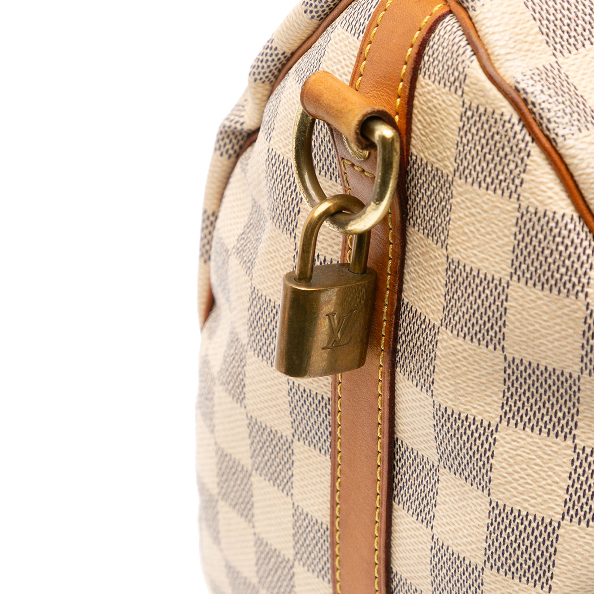Louis Vuitton Damier Azur Speedy Bandouliere 30 White
