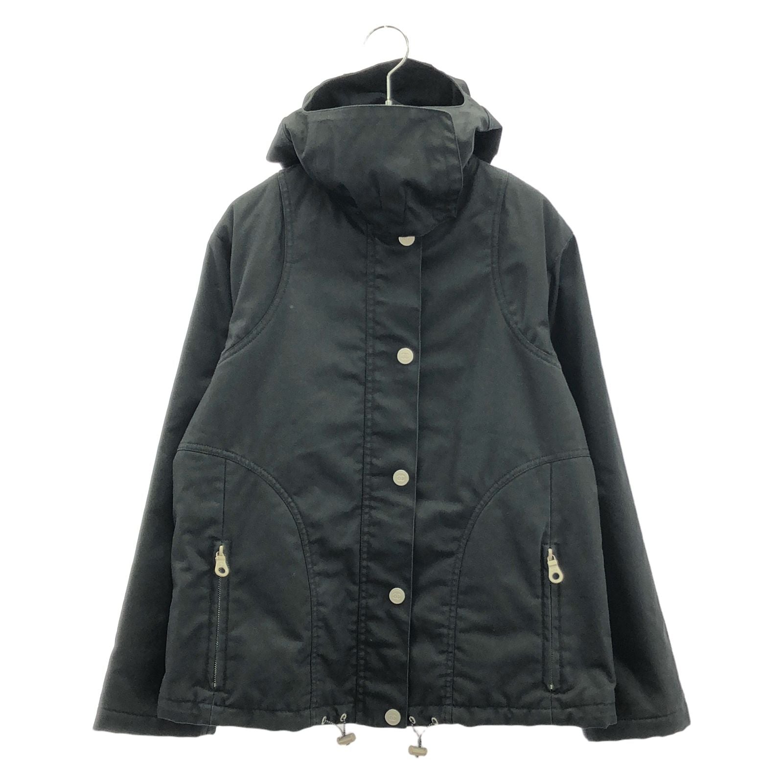 Chanel Black Ski Wear Down Coat + Gloves Included Other Outerwear Polyester P 19994v 11805