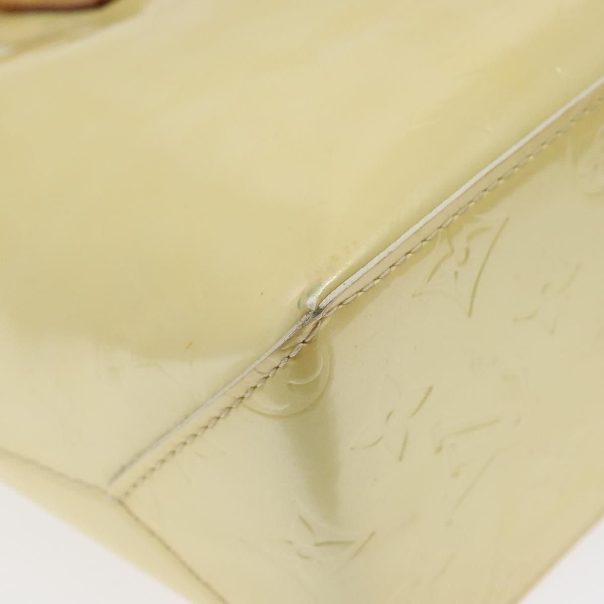 Louis Vuitton Vernis Reade Pm Hand Bag Perle M 91336 Lv Auth