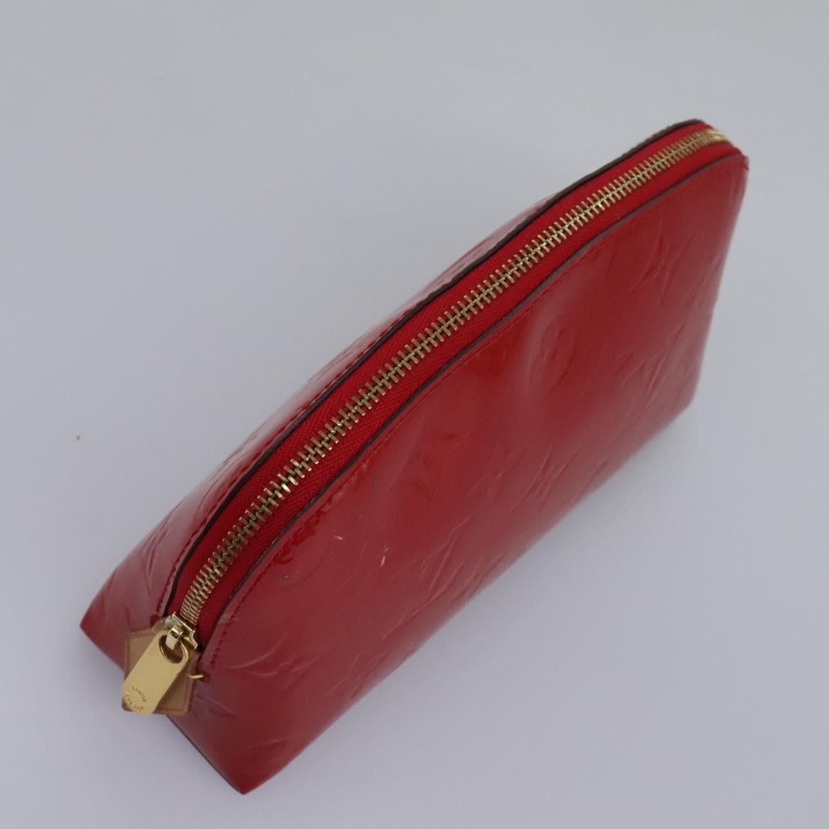 Louis Vuitton Vernis Pochette Cosmetic Pouch Slys M 90172 Lv Auth