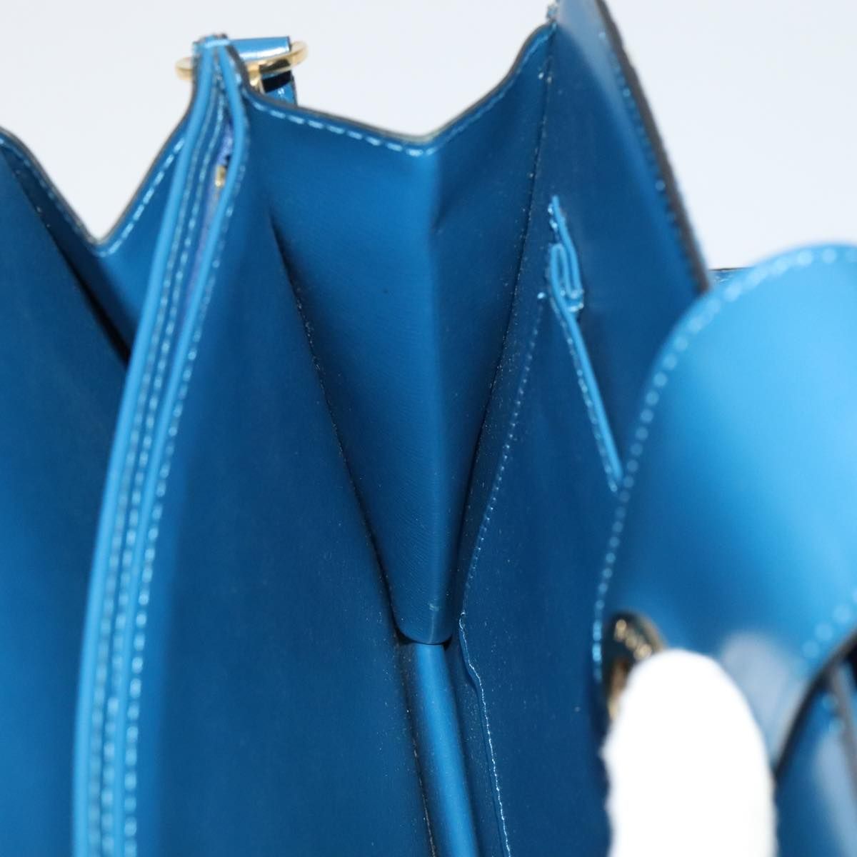 Louis Vuitton Epi Capuchin Shoulder Bag Blue M 52345 Lv Auth