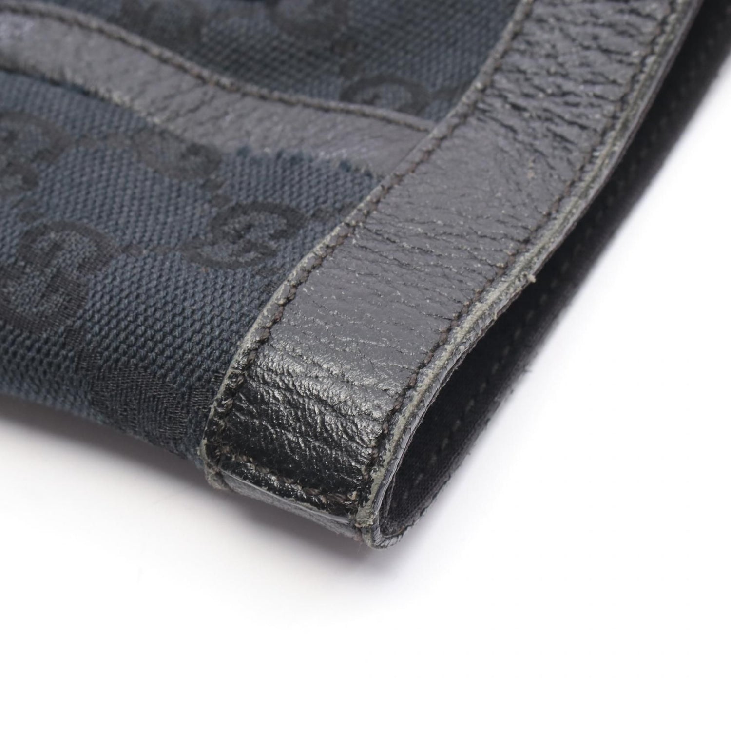 Gucci Abbey Gg Canvas Tote Bag Black Canvas 146247