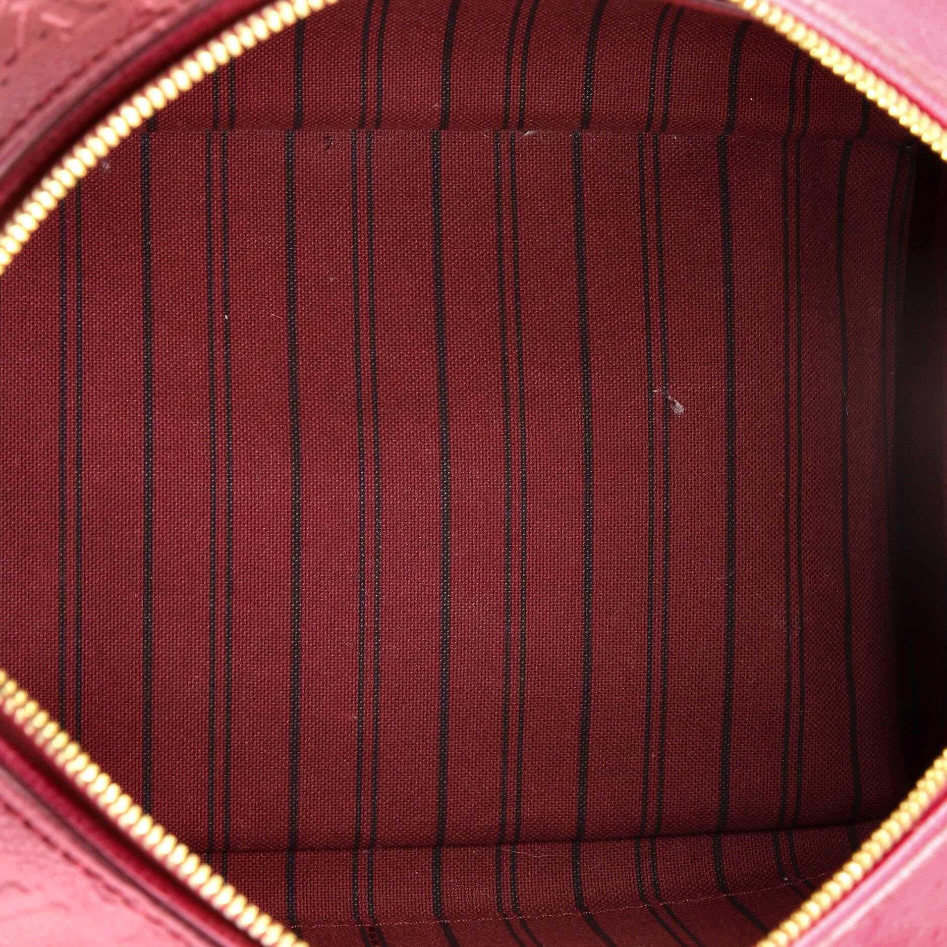 Louis Vuitton Speedy Bandouliere Bag Monogram Empreinte Leather 25