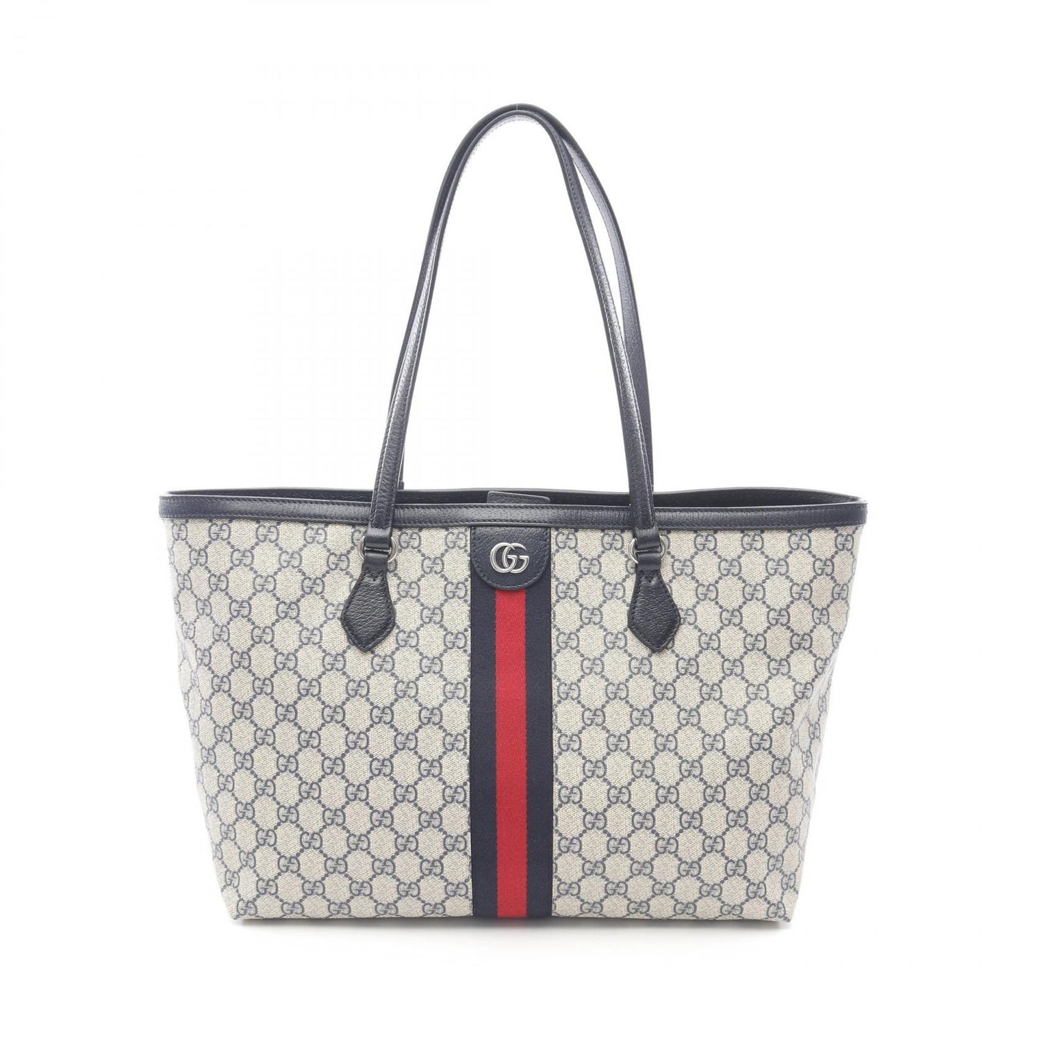 Gucci Medium Tote Gg Supreme Tote Bag Beige Multicolor Pvc Coated Canvas 631685