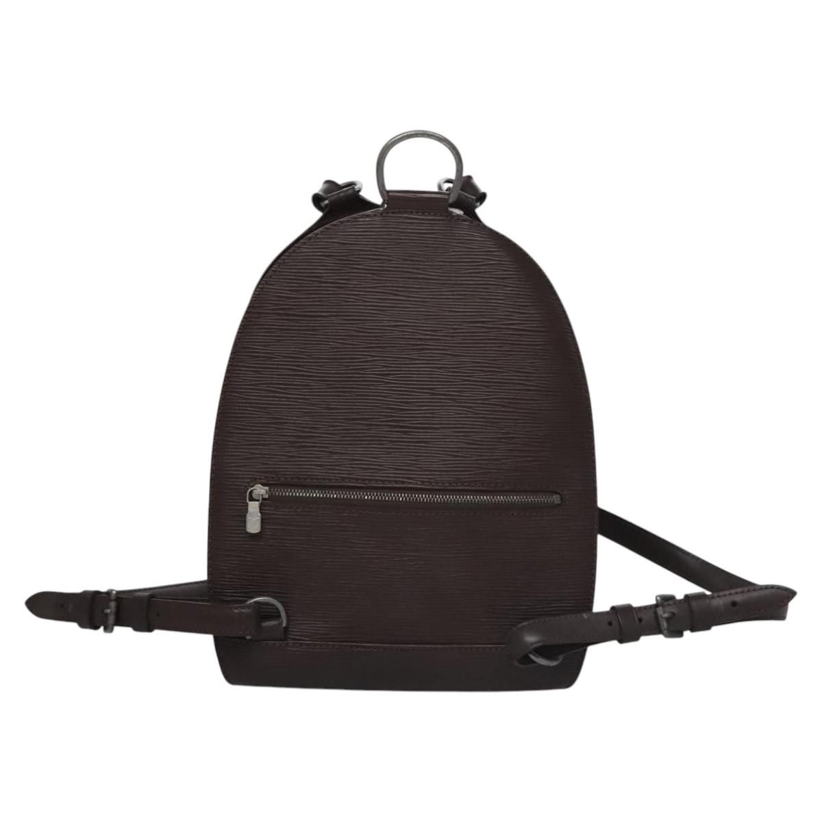 Louis Vuitton Epi Mabillon Backpack Mocha M 5223d Lv Auth