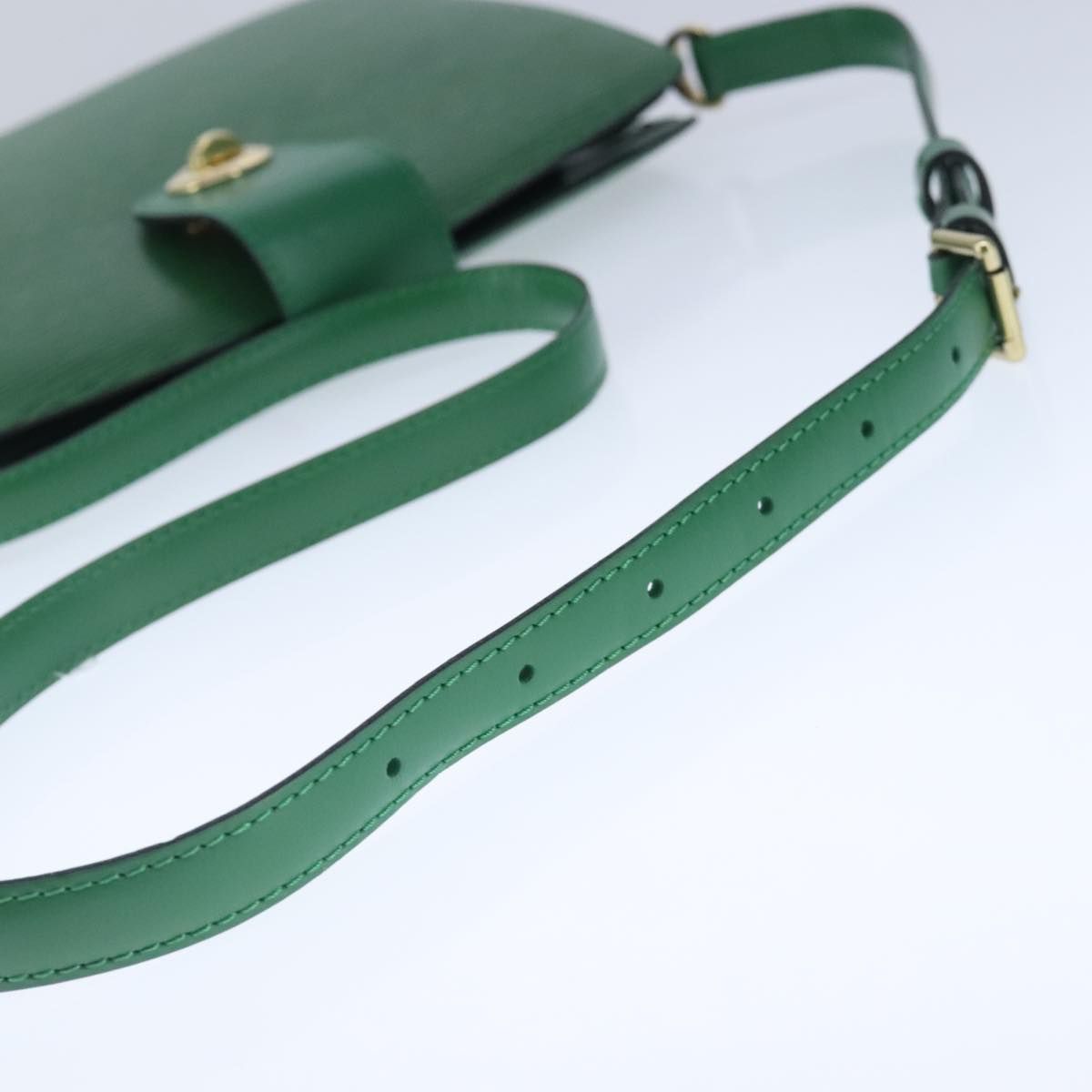 Louis Vuitton Epi Capuchin Shoulder Bag Green M 52344 Lv Auth