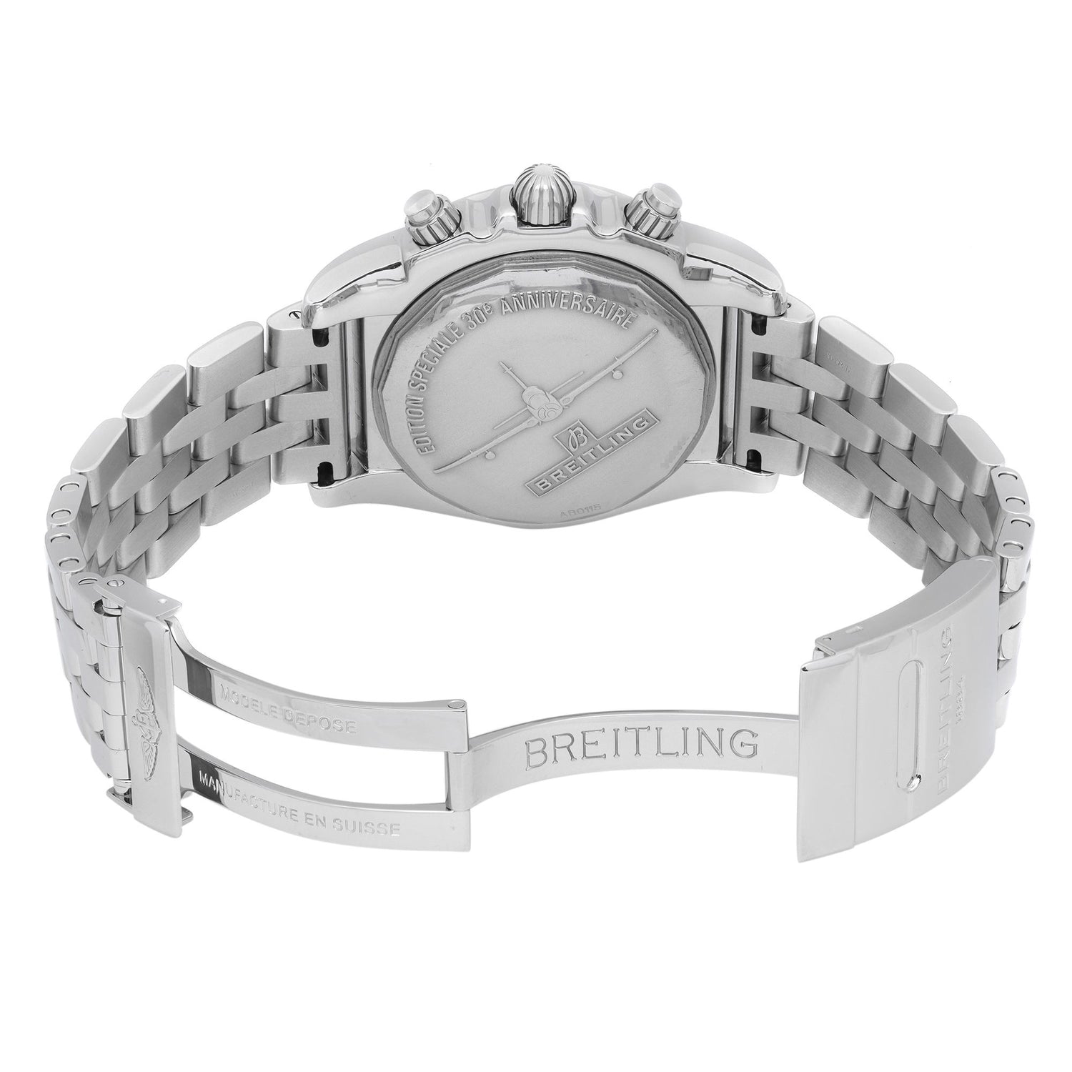 Breitling Chronomat 44 Airborne Steel Automatic Mens Watch AB01154G/BD13-375A