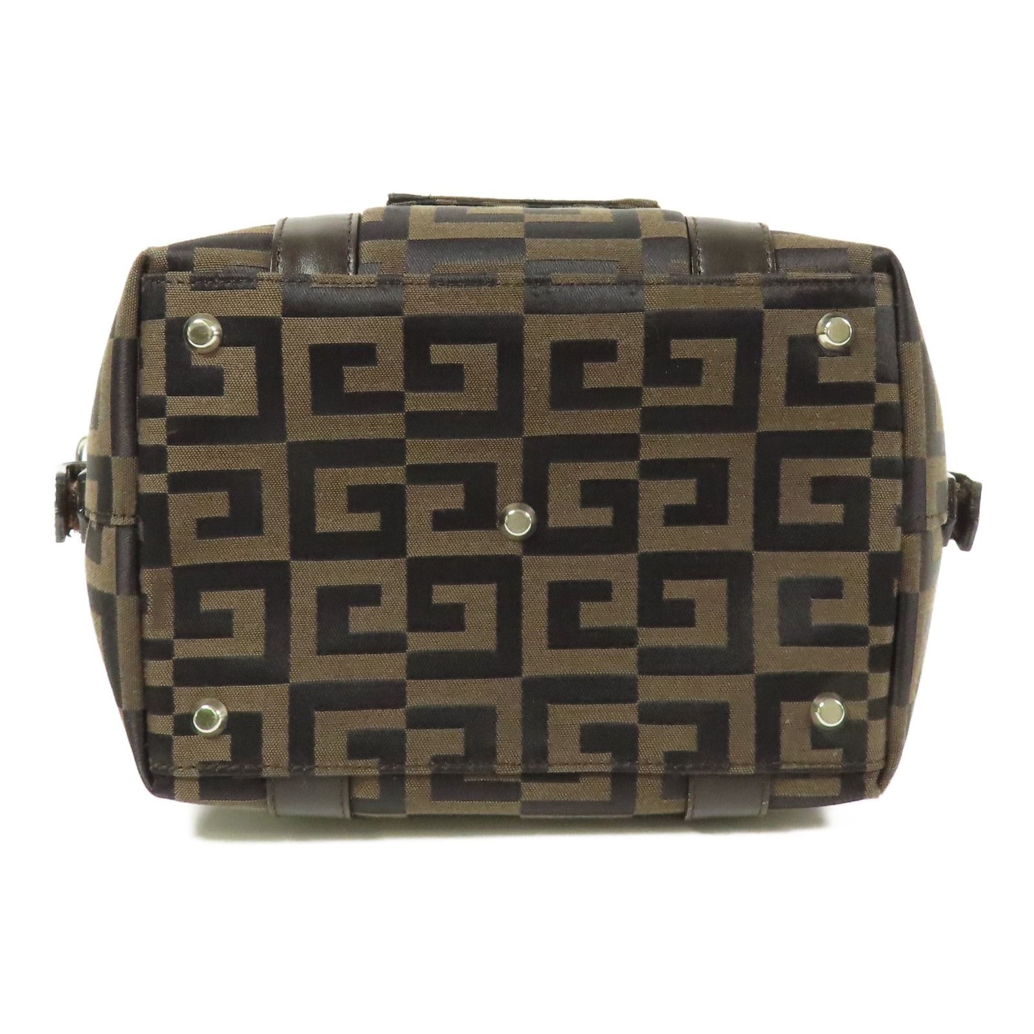 Givenchy Canvas Shoulder Bag Hand-turn Shoulder Bag 2way Shoulder Bag Brown Canvas