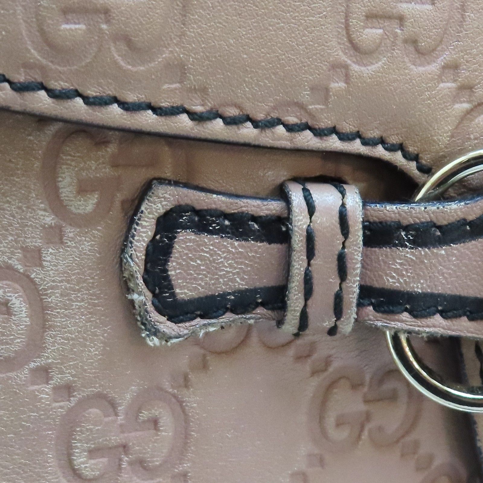 Gucci Guccissima Emily Shoulder Bag Calfskin Pink 295403