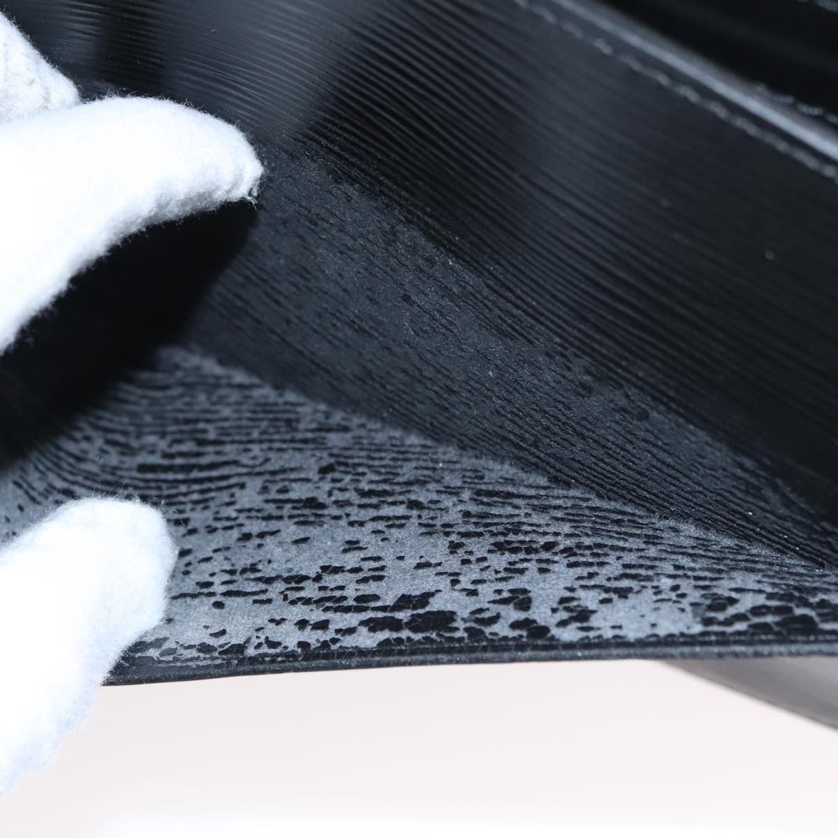 Louis Vuitton Epi Pochette Homme Clutch Bag Black Noir M 52522 Lv Auth