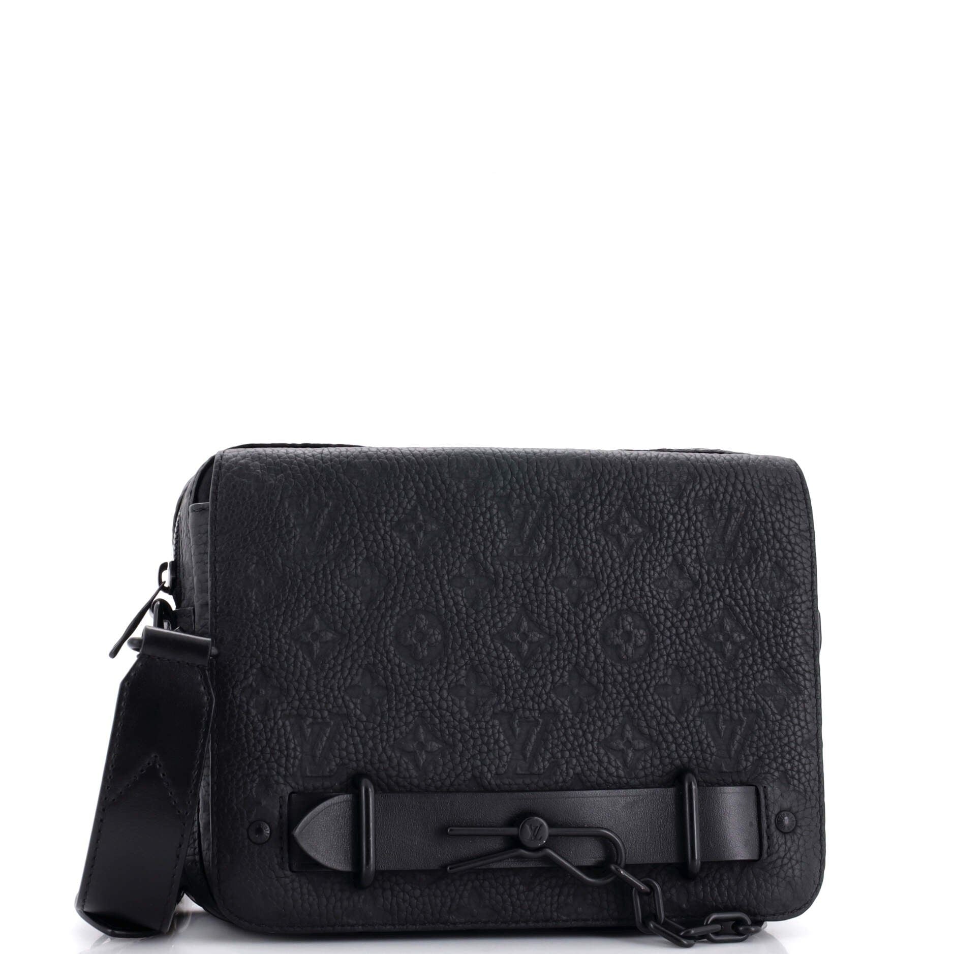 Louis Vuitton Steamer Messenger Bag Monogram Taurillon Leather
