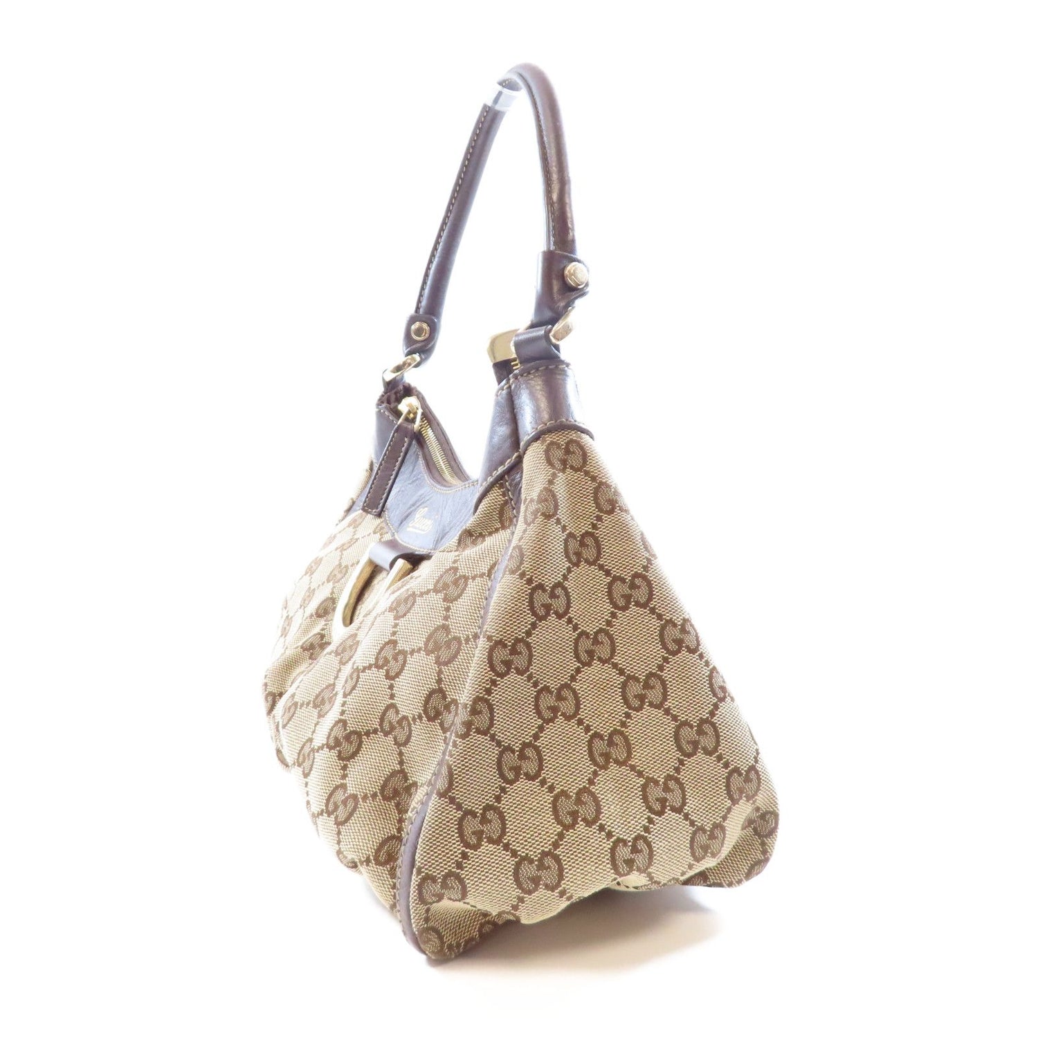 Gucci Canvas Abbey Gold Shoulder Back Bag Color Shoulder Bag Brown Brown Canvas 190526