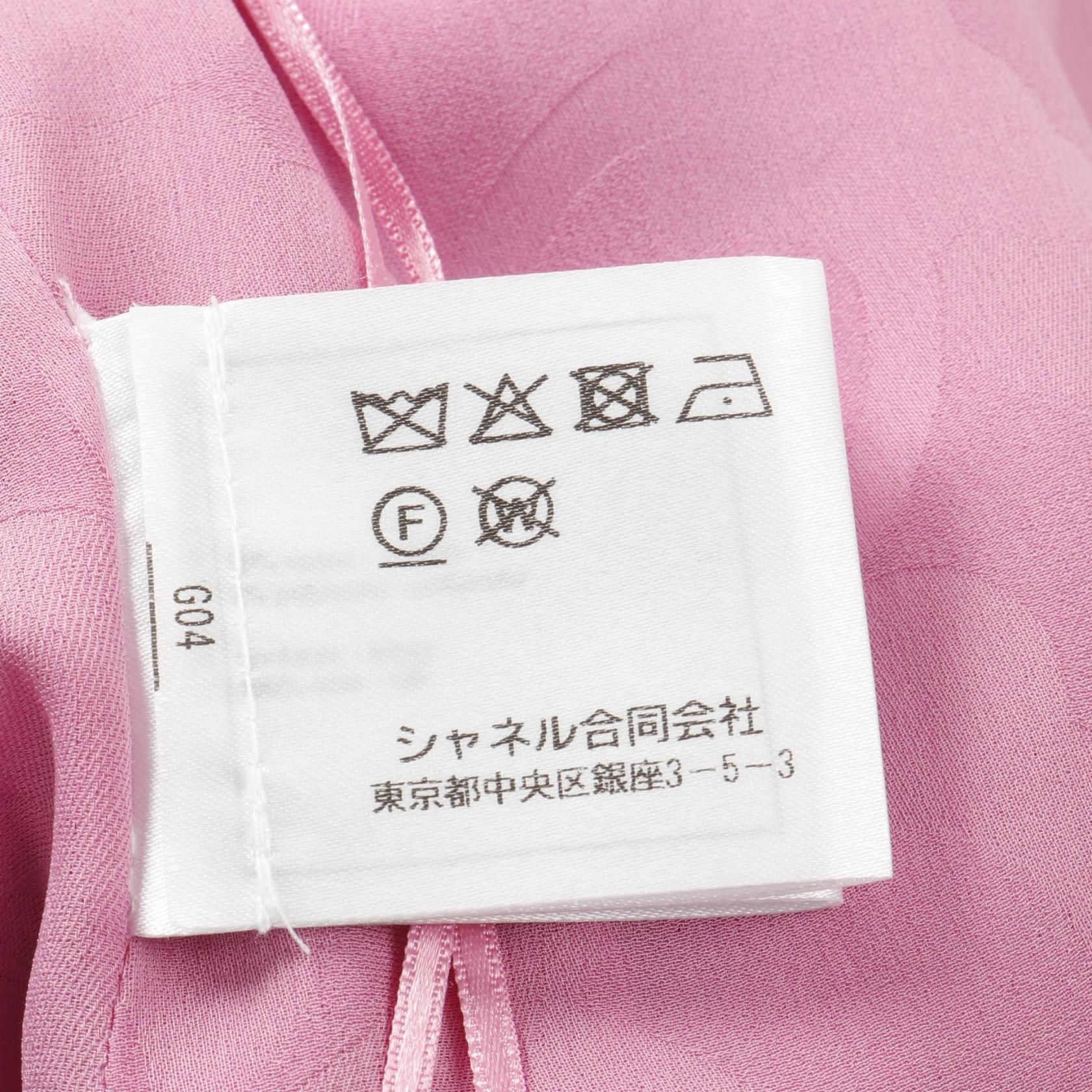 Chanel Pink Dress Cotton P 72558