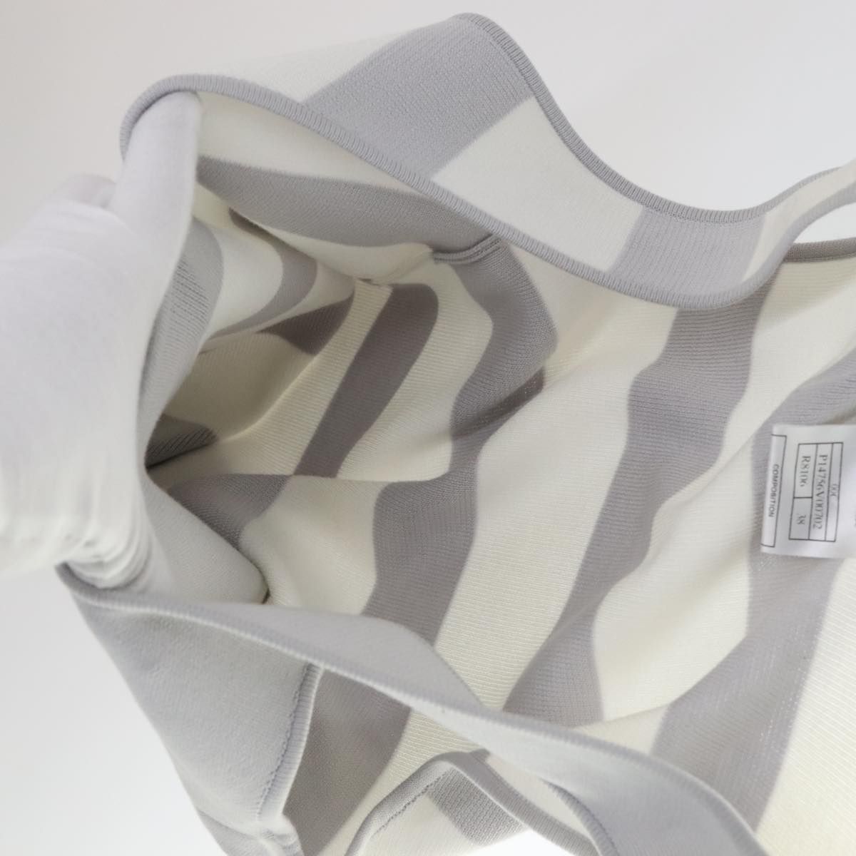 Chanel Tank Top Cotton 38 Gray Cc Auth