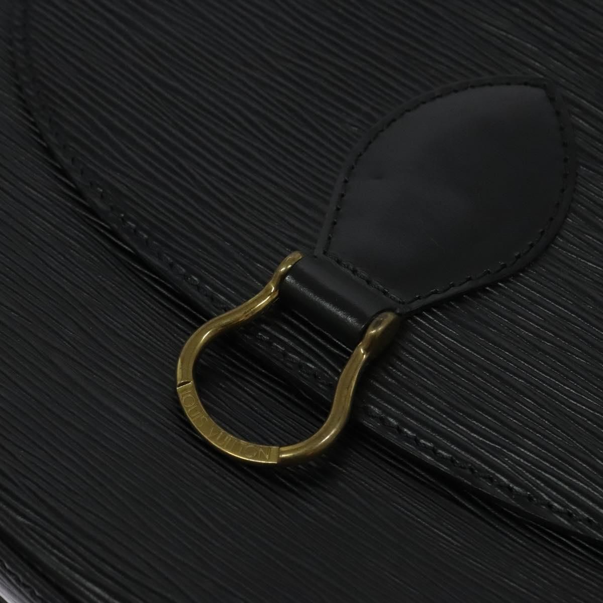 Louis Vuitton Epi Monogram Saint Cloud Gm Bag Black Noir M 52192 Auth