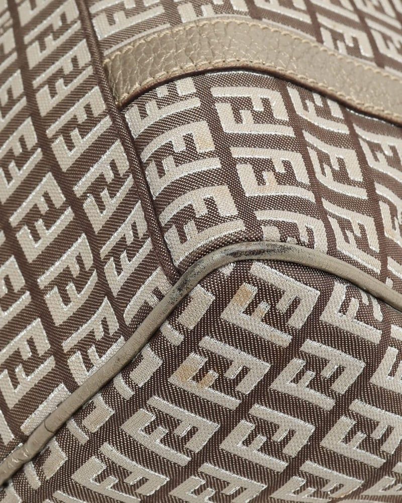 Fendi Zucca Boston Bag