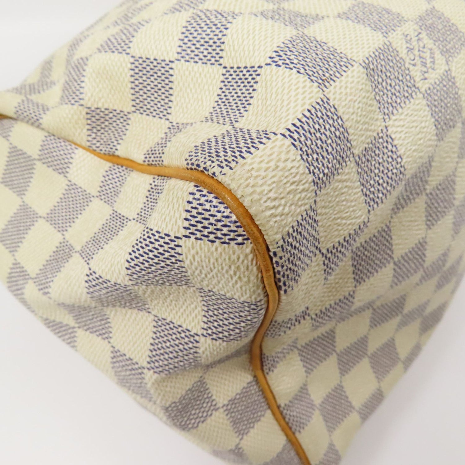 Louis Vuitton Speedy 30 Gold Handmade Bag White Handbag