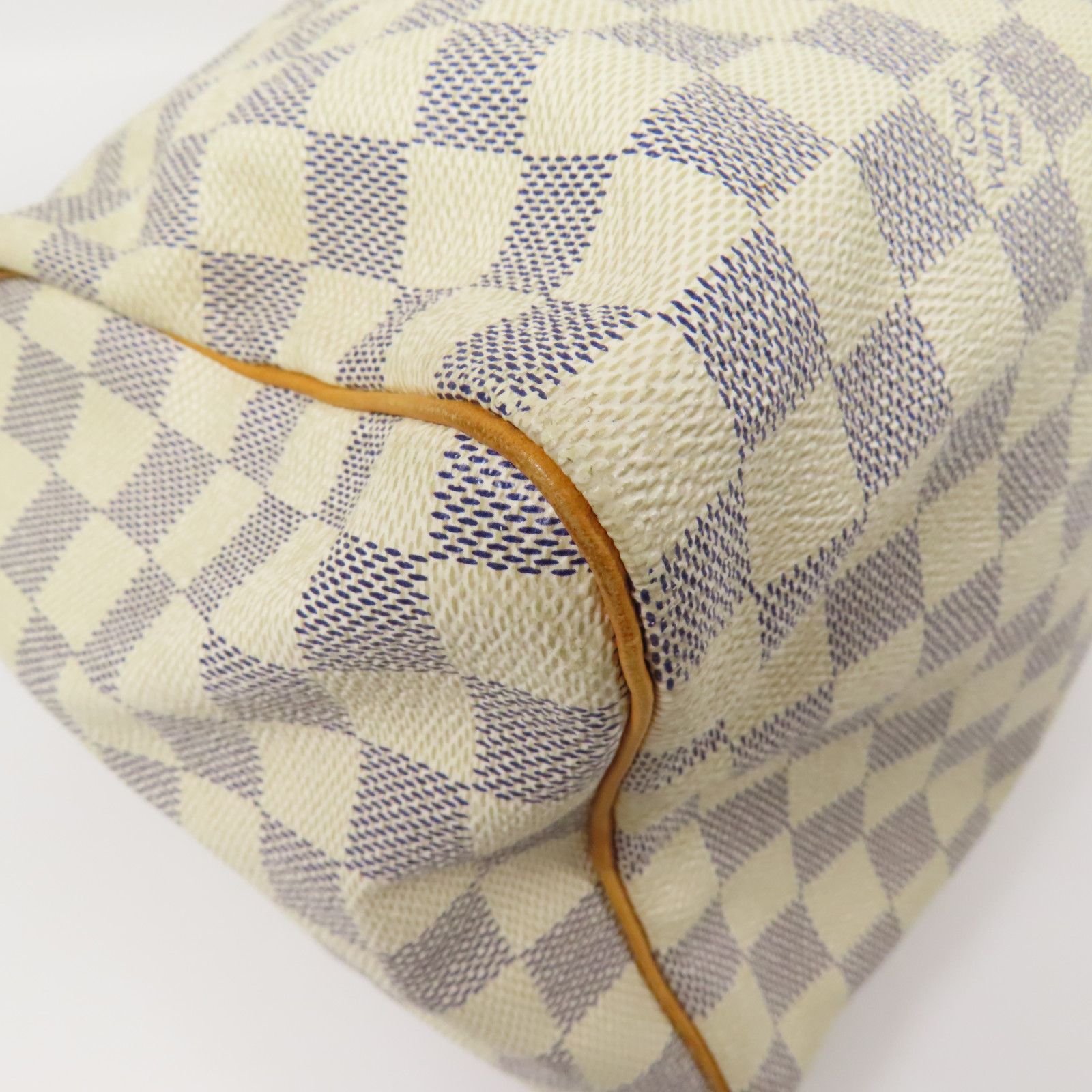 Louis Vuitton Speedy 30 Gold Handmade Bag White Handbag