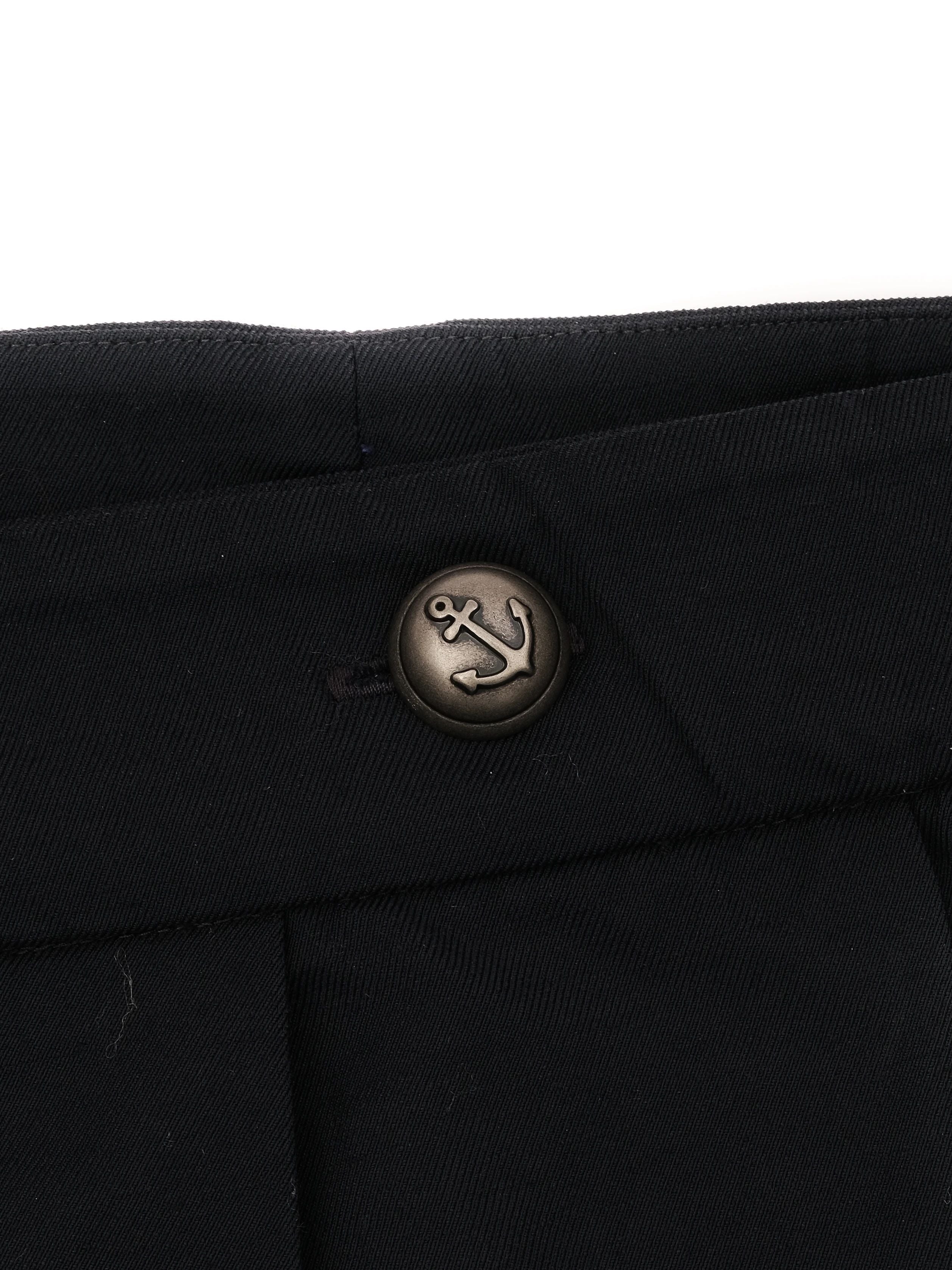 Sportmax Black Pleated Wool Skirt Excellent Condition Size N/A