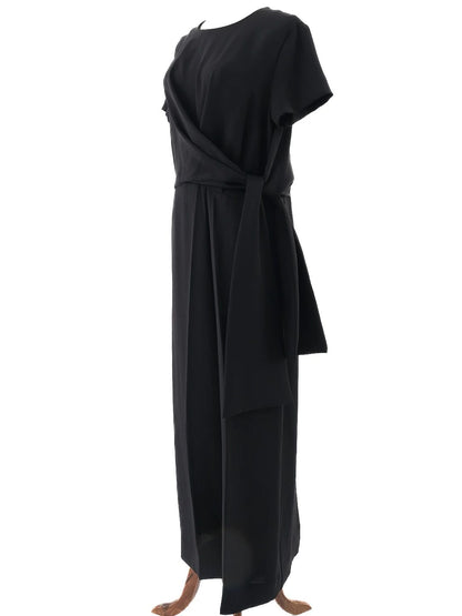 Excellent Cos Black Wrap Dress Size L Women&