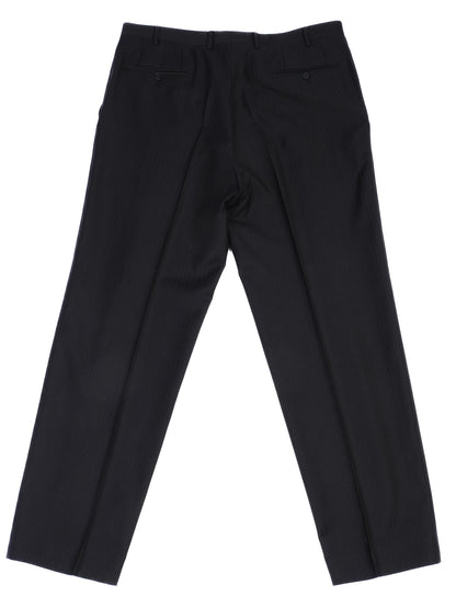 Excellent Canali Black Wool Pinstripe Suit Jacket Size XXL