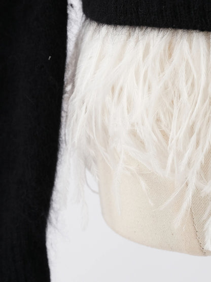 Excellent N21 Black Turtleneck Sweater Nylon Women