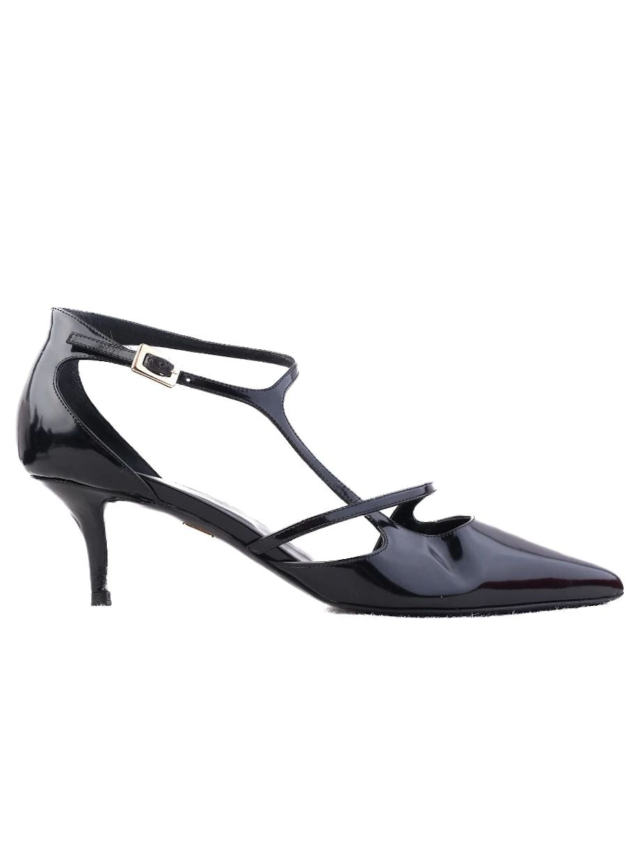 Excellent Roger Vivier Black Patent Leather High Heels Size 37