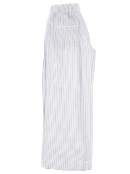 Excellent Vince White Pinstriped Pants XS Viscose Casual Wear
