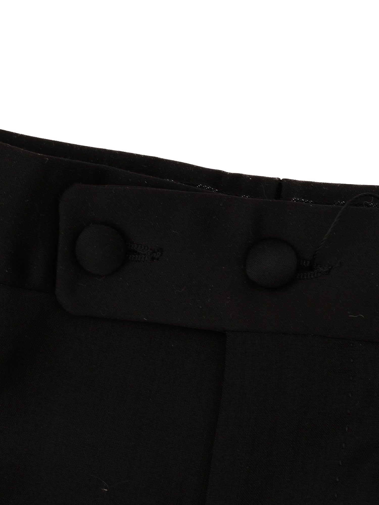 Excellent Pal Zileri Black Wool Trousers Men&