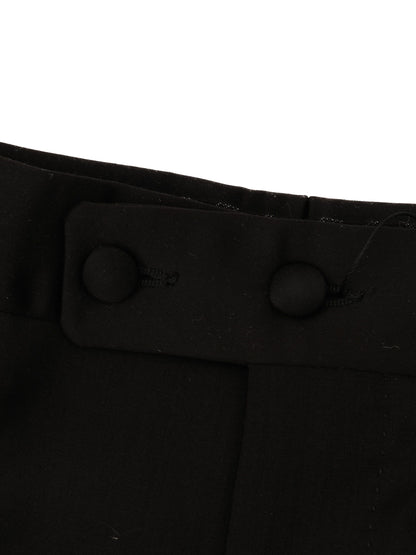 Excellent Pal Zileri Black Wool Trousers Men&
