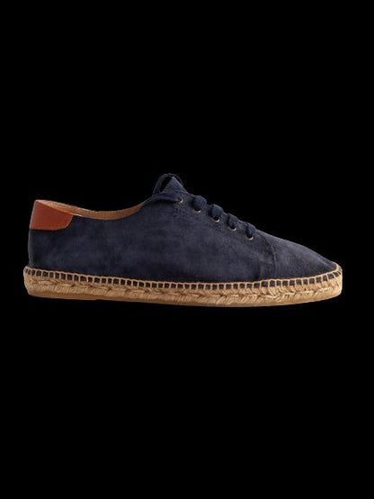 Average Condition Castaner Blue Genuine Suede Espadrilles Size 40.5