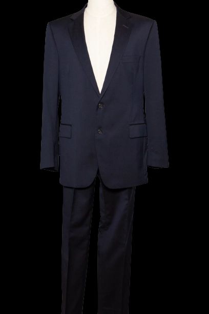 Gieves and Hawkes Navy Blue Cashmere Wool Suit Size S - Good Condition