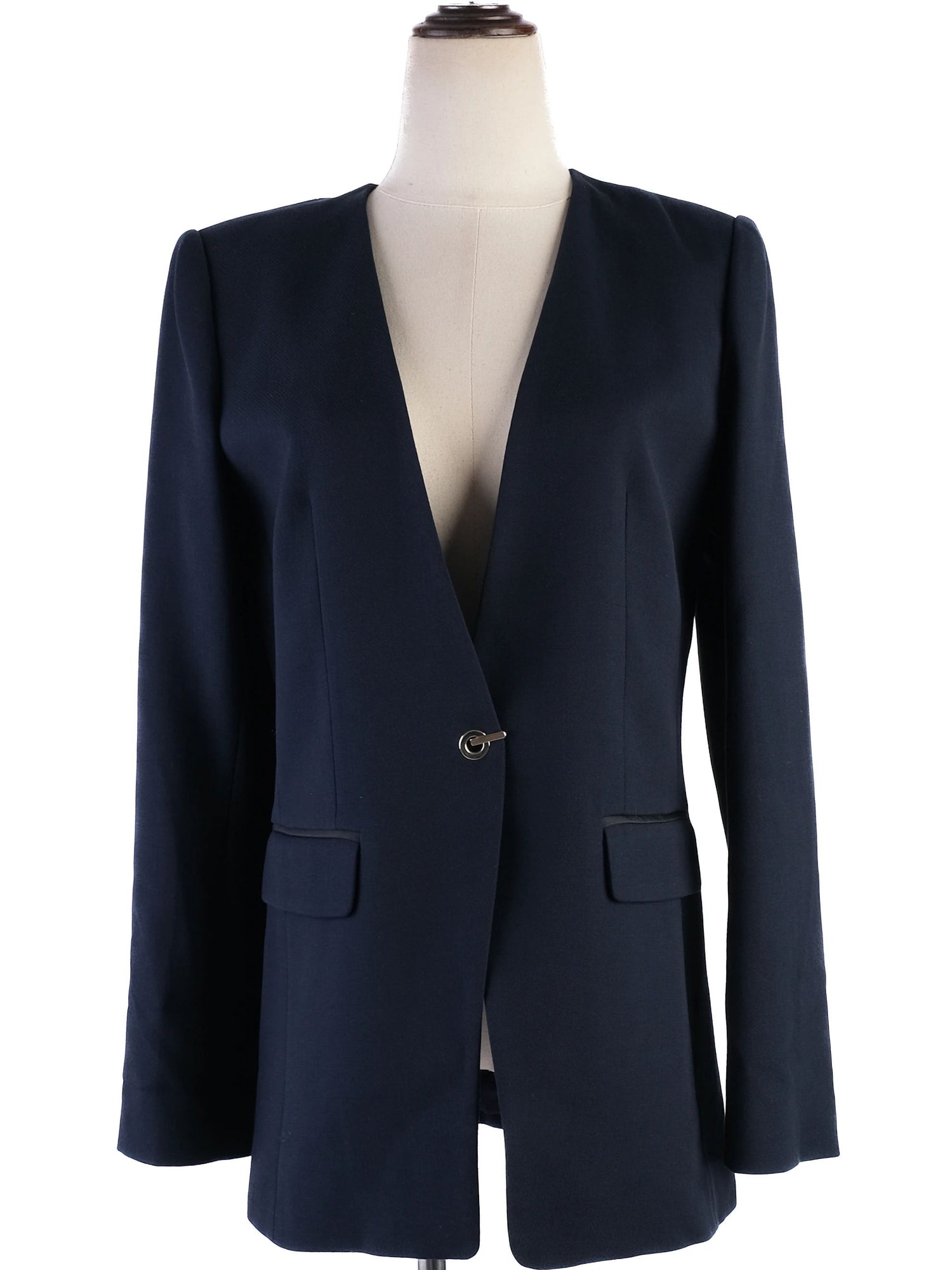 Excellent Tara Jarmon Blue Viscose Women&